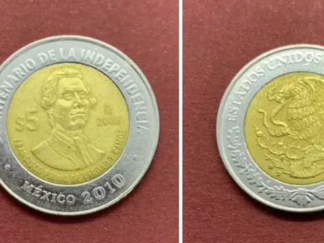 Así puedes reconocer la rara moneda de 5 pesos que vale más de mil pesos