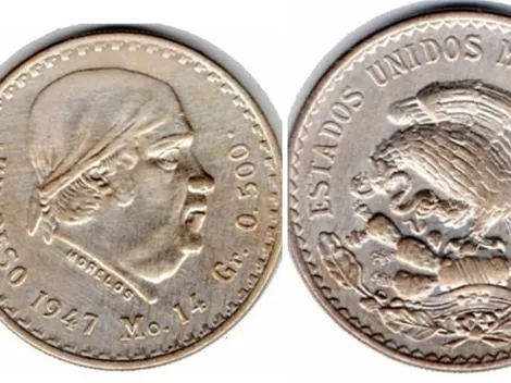 El Morelos Cachetón: la moneda de 1 peso con 50% de plata que vale 20 mil