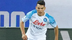 Hirving Chucky Lozano en su partido número 100 en la Serie A