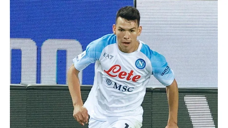 Hirving Chucky Lozano en su partido número 100 en la Serie A