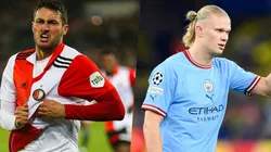 Santi supera a Haaland en promedio de goles por minutos.