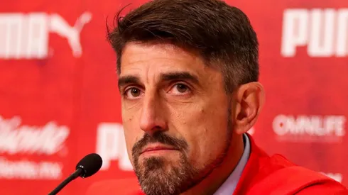 Veljko Paunovic en su presentación como director técnico de Chivas.