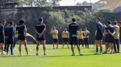 Los Pumas en la primera práctica con Rafa Puente como director técnico.