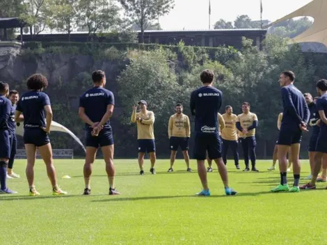 Rafa Puente tuvo tres ausencias en su primera práctica con Pumas
