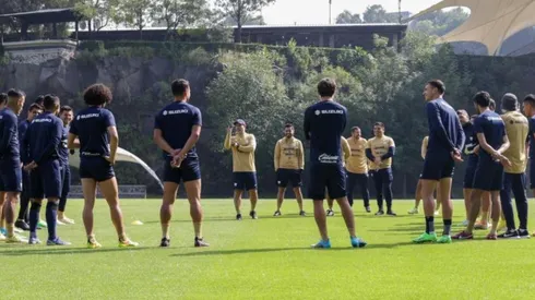 Los Pumas en la primera práctica con Rafa Puente como director técnico.