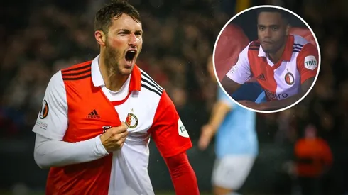 Santi Giménez le dio la clasificación al Feyenoord