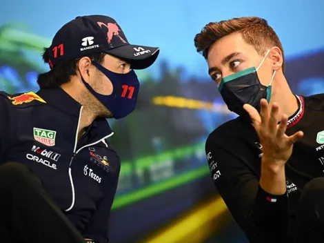 ¿En serio? George Russell volvió a despreciar a Sergio Pérez