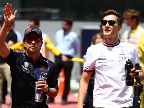 Russell subestimó a Sergio Pérez tras quedarse sin podio en México