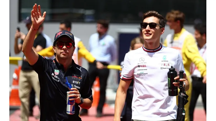 Russell subestimó a Sergio Pérez tras quedarse sin podio en México