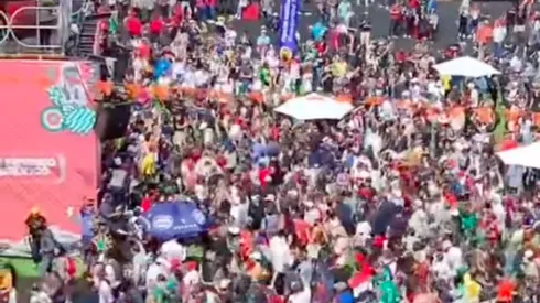 Todo el color de la afición mexicana en el Gran Premio