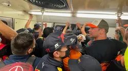 El Metro colapsó este domingo por los asistentes al Gran Premio de México