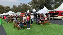 Zona de comida en el GP de México 2022