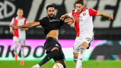 Santi Giménez apenas tuvo minutos en la derrota del Feyenoord