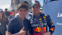 Matías conoció a Sergio Pérez en Guadalajara.