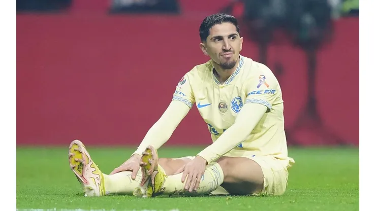 Diego Valdés en el partido de ida de la Semifinal ante Toluca.