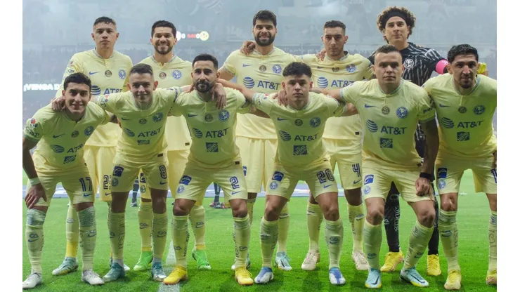 La alineación del América en el partido de ida ante Toluca.