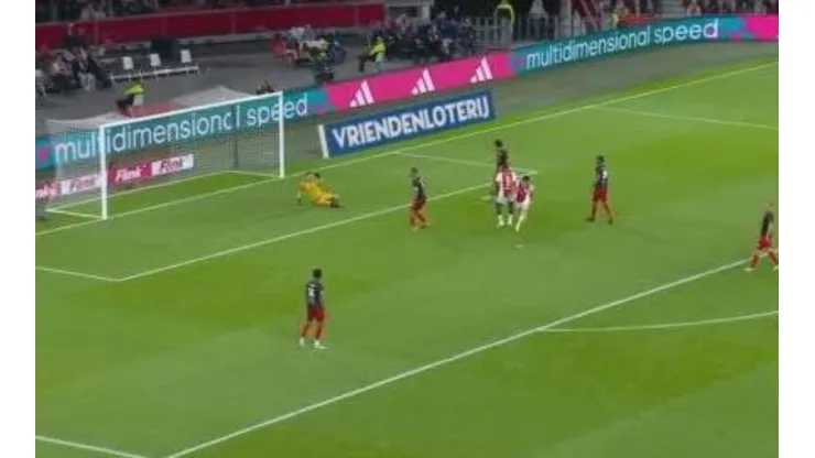 Jorge Sánchez hizo su primer gol con la camiseta del Ajax