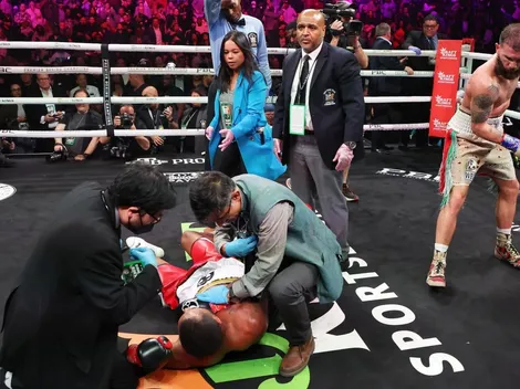 El reprochable gesto de Caleb Plant con su rival noqueado e inconsciente