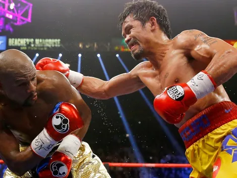 Manny Pacquiao acusó de miedoso a Floyd Mayweather