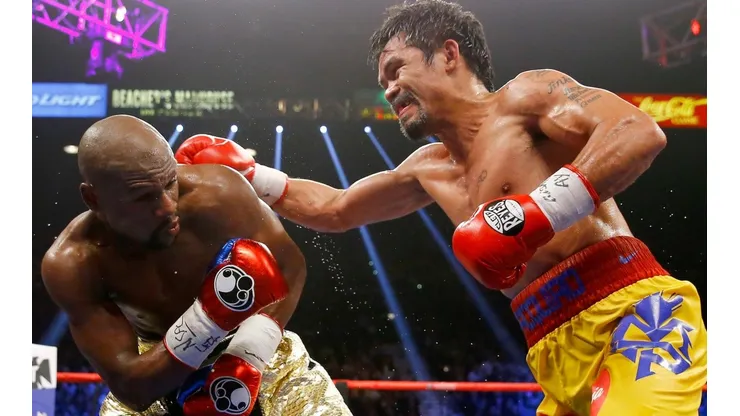 Manny Pacquiao acusó de miedoso a Floyd Mayweather