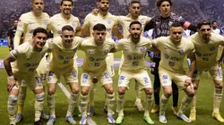 El equipo titular en el partido de ida contra el Puebla.