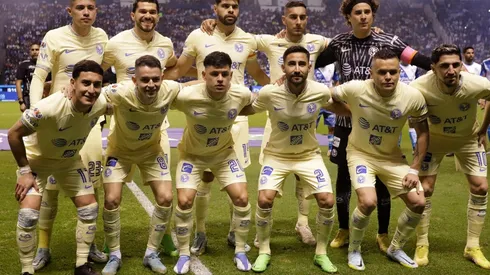 El equipo titular en el partido de ida contra el Puebla.