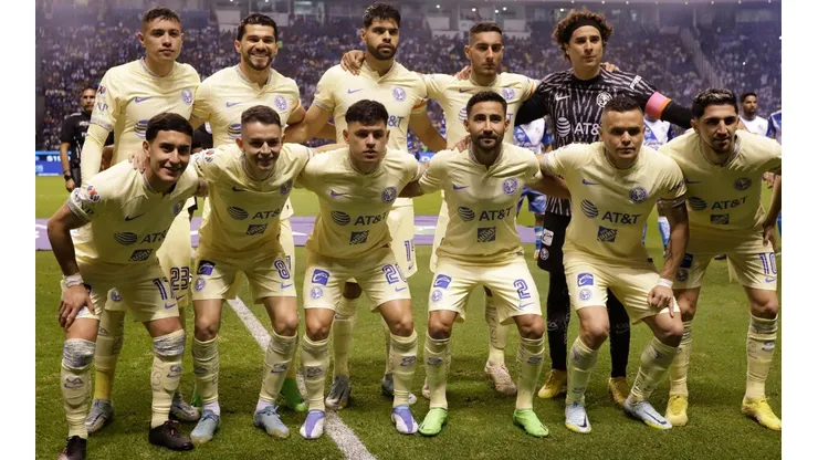 El equipo titular en el partido de ida contra el Puebla.
