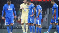 Carlos Rodríguez, Juan Escobar, Ignacio Rivero y Julio Domínguez tras el 7-0 ante América.