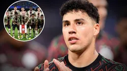 Jorge Sánchez fue titular en la derrota ante Napoli