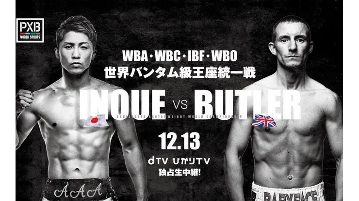 Naoya Inoue y Paul Butler con fecha para unificar los Títulos Mundiales Gallo.