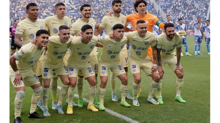 El América que enfrentó al Puebla en la jornada 17 del Apertura 2022.