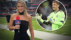 Manuel Neuer, experiencia olvidable para Inés Sainz