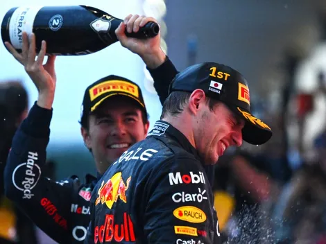 Checo Pérez fue vital en las dos consagraciones de Max Verstappen
