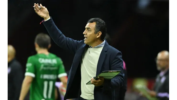 Ricardo Cadena en el último partido de la fase regular del torneo Apertura 2022.