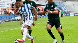 Julio Pérez con el equipo sub 20 del Pachuca.