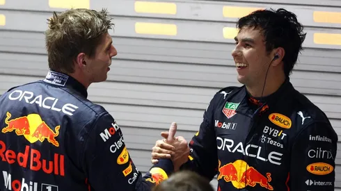 Verstappen felicita a Pérez por su triunfo en Singapur.