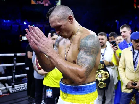 El enorme gesto de Oleksandr Usyk con soldados ucranianos