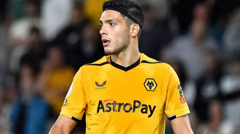 Raúl Jiménez en su partido más reciente con el Wolverhampton.