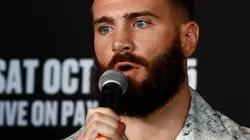 Caleb Plant le deja una advertencia a Canelo Álvarez.