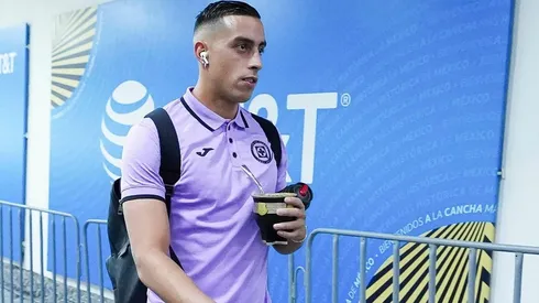 Ramiro Funes Mori con Cruz Azul en el torneo Apertura 2022.