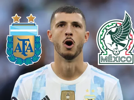 México vs. Argentina: la amenaza de Guido Rodríguez