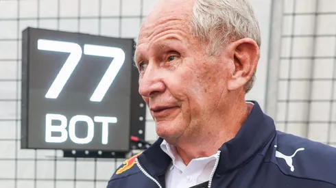 Helmut Marko reapareció en la previa de Singapur.