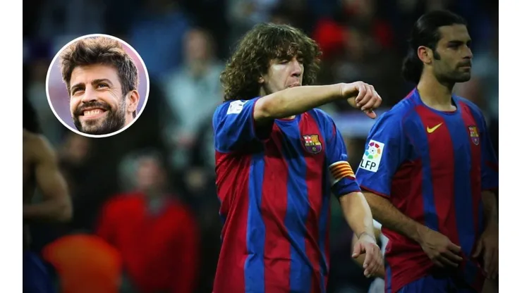 Rafael Márquez Carles Puyol Gerard Piqué FC Barcelona