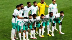 La selección de Arabia Saudita en la Copa Asiática en 2022.