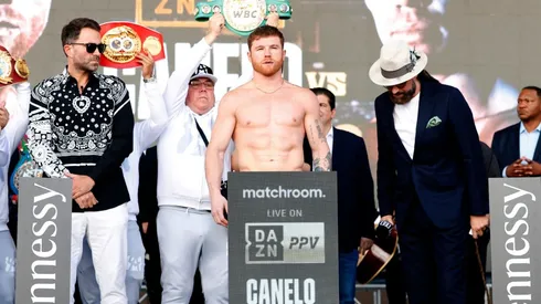 Eddie Hearn dejó claro cuál es el próximo objetivo de Canelo Álvarez