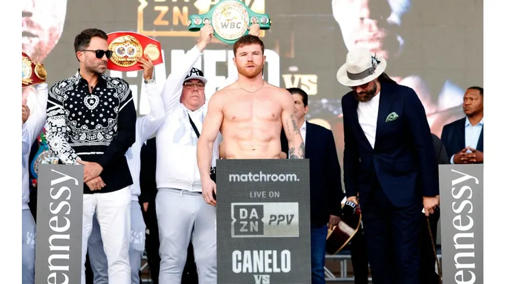 Eddie Hearn dejó claro cuál es el próximo objetivo de Canelo Álvarez