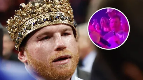 El festejo de Canelo Álvarez tras ganarle a Golovkin.