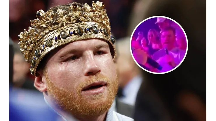 El festejo de Canelo Álvarez tras ganarle a Golovkin.