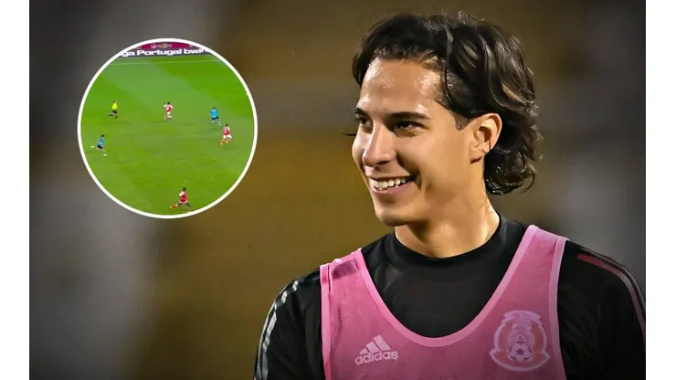 Lainez tuvo una gran actuación con el Sporting Braga