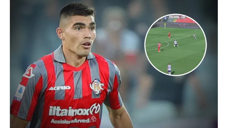 Vásquez no tuvo un buen partido con el Cremonese